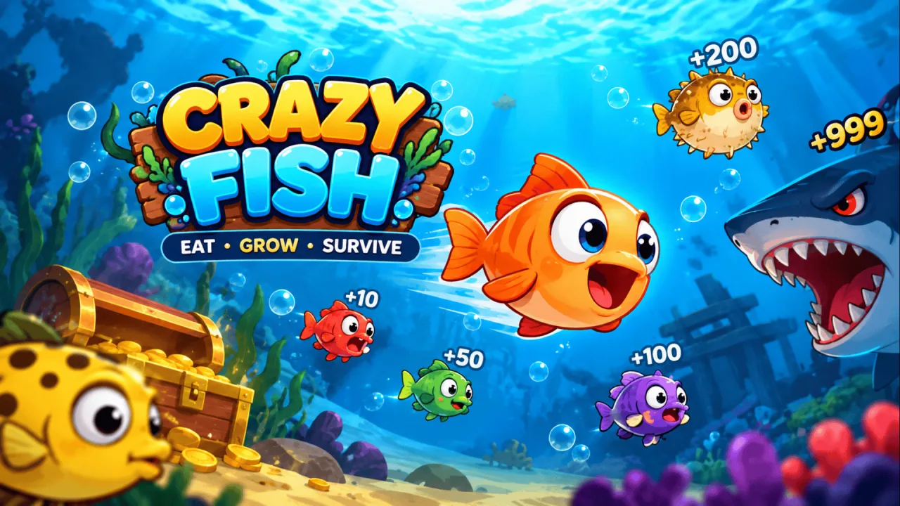 Crazy Fish gameplay artwork